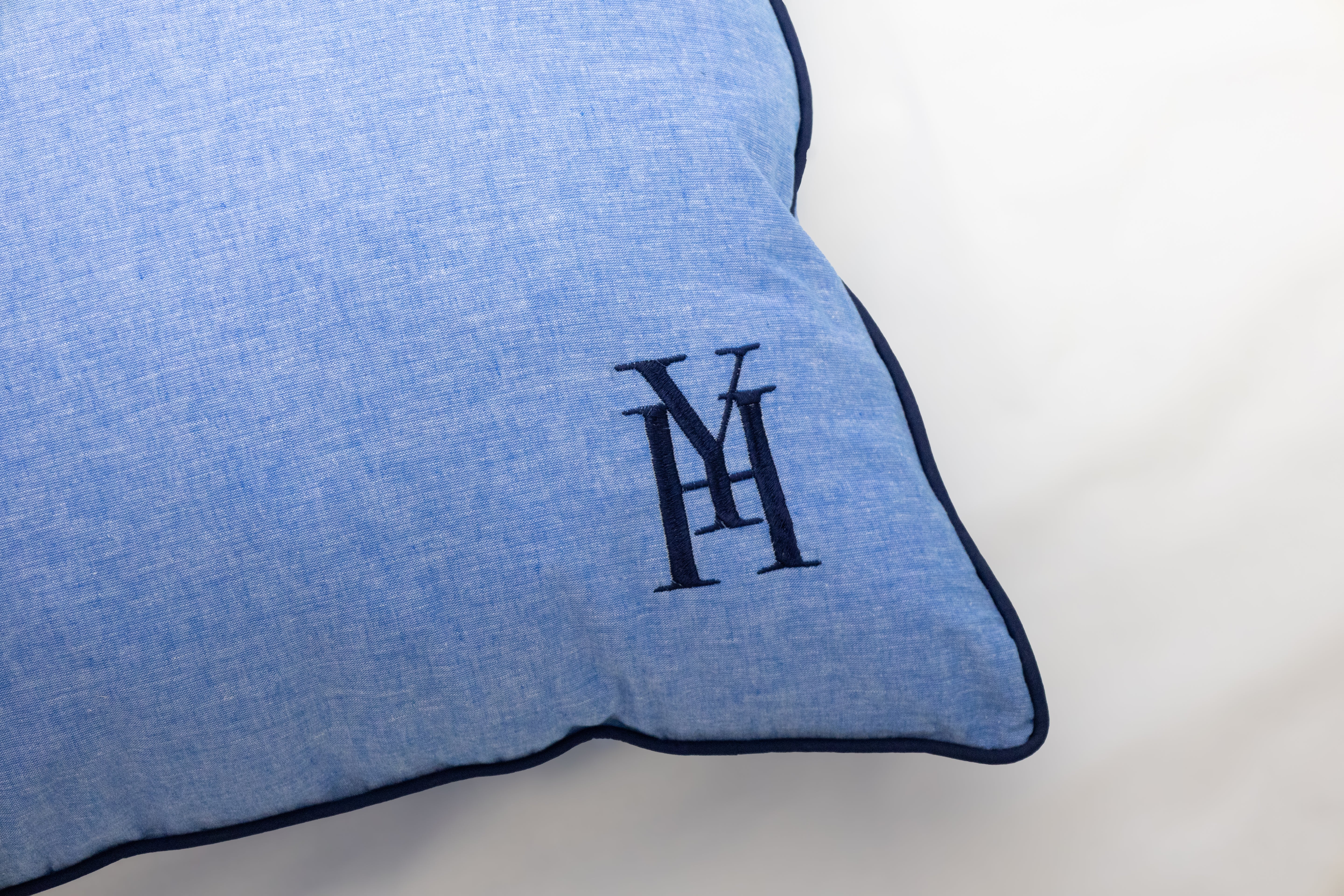 Coussin bleu