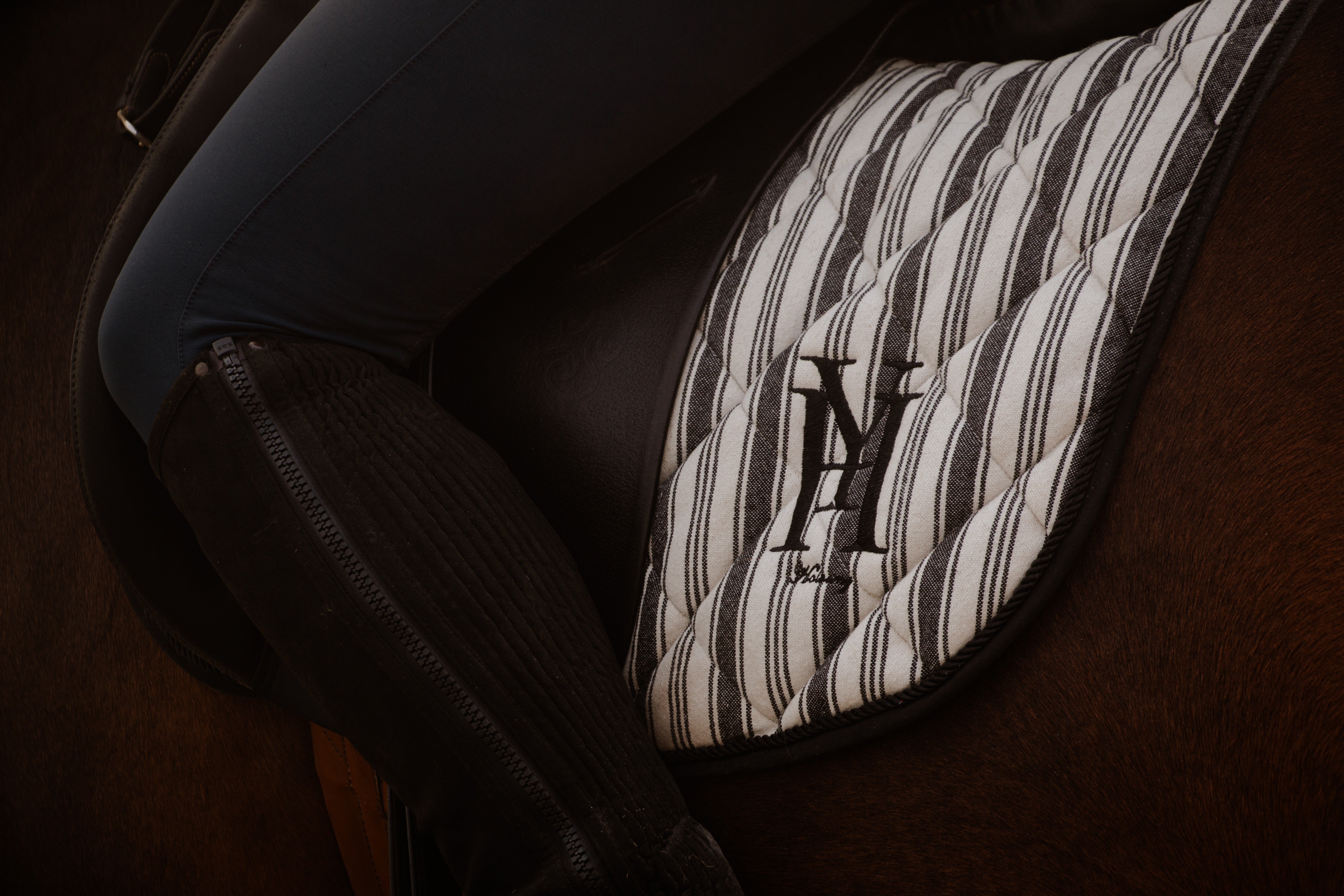 Tapis rayé dressage