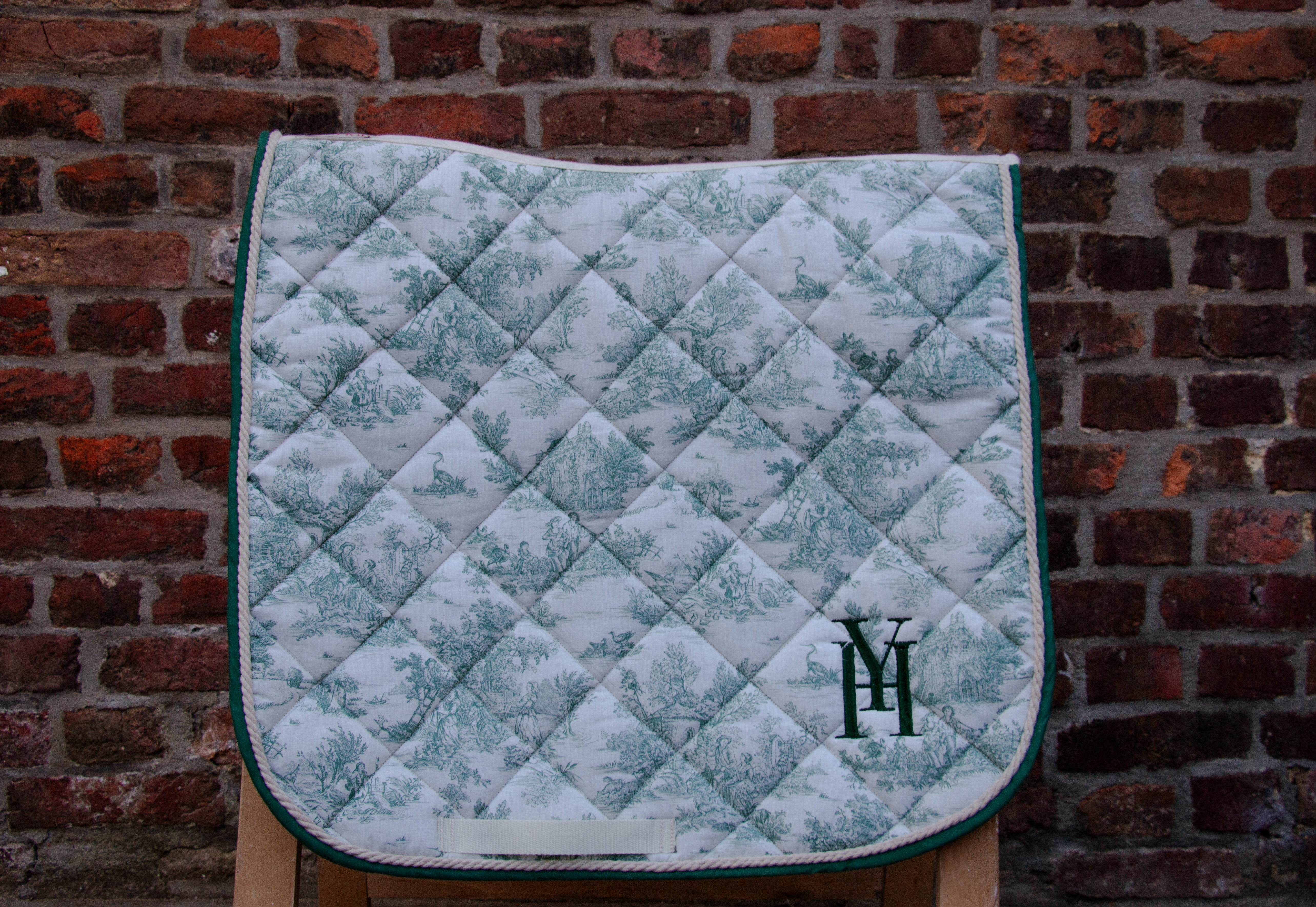 Tapis jouy vert dressage