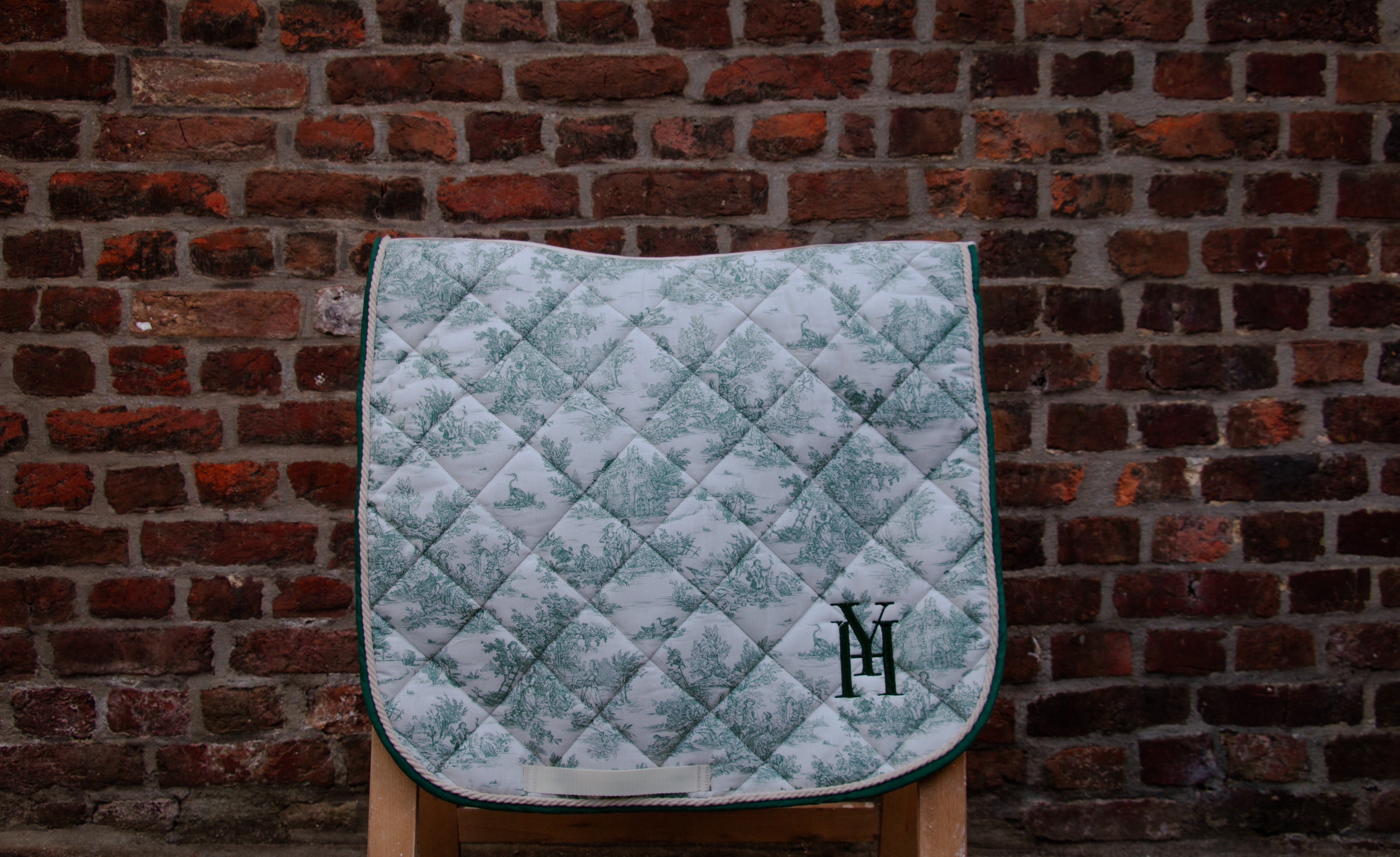 Tapis jouy vert dressage