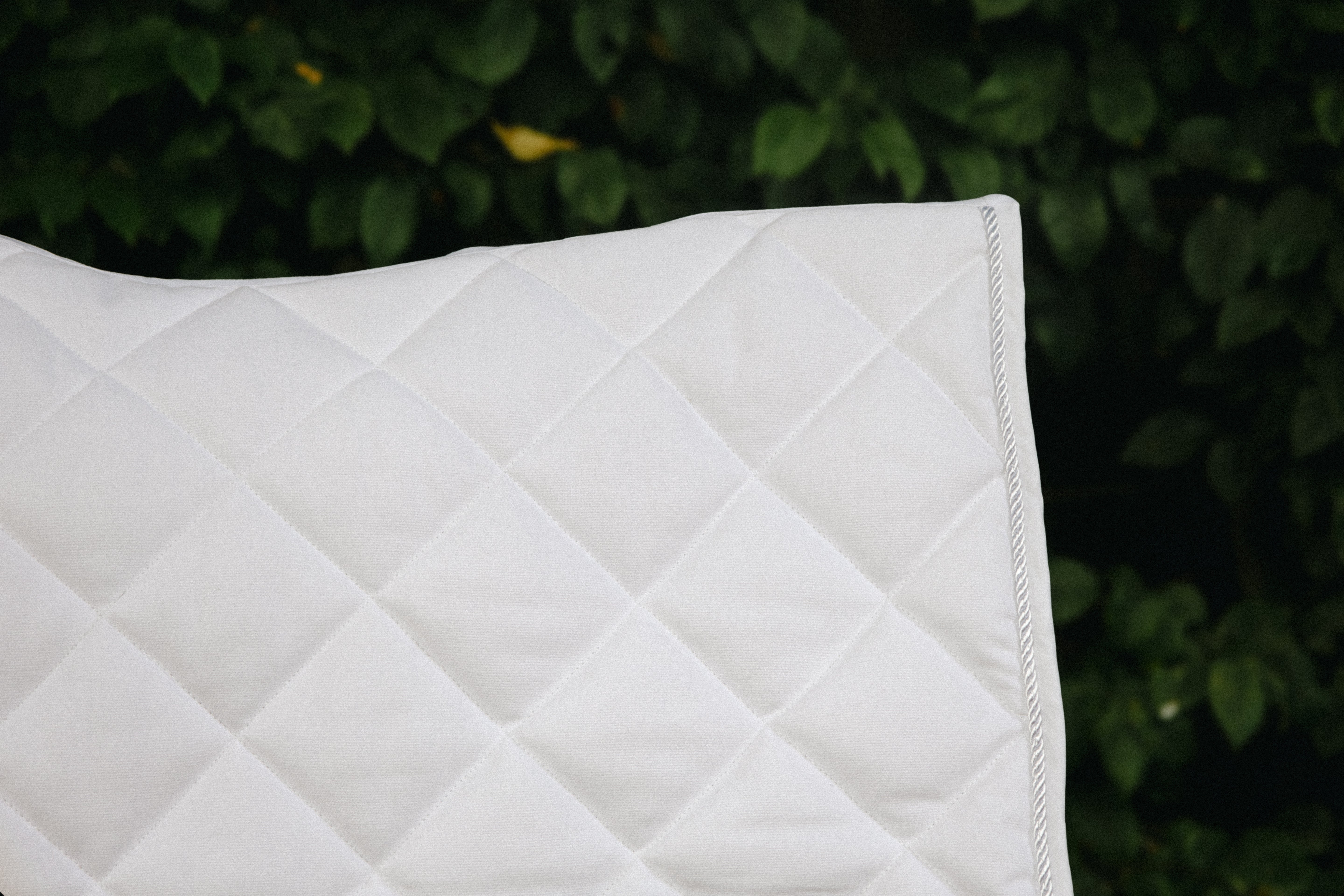 Tapis de selle dressage blanc