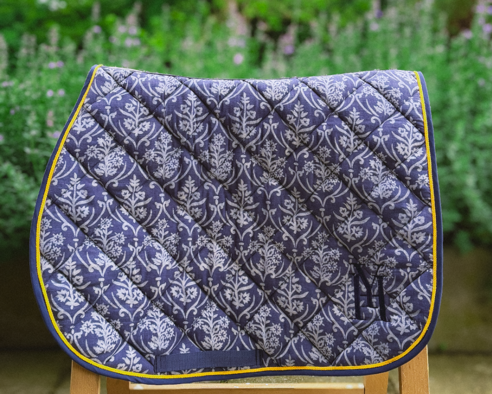 Blue saddle pad 4