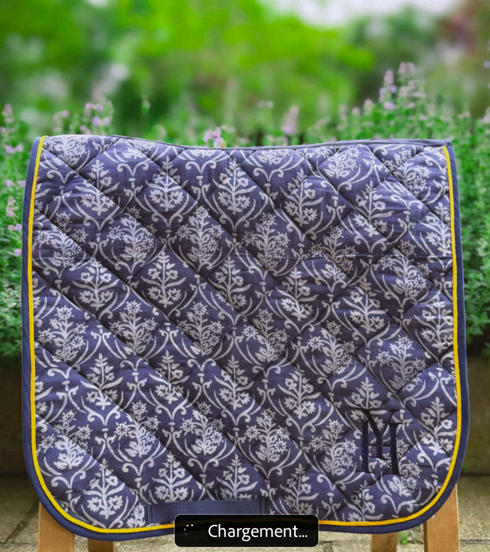 Blue saddle pad 4