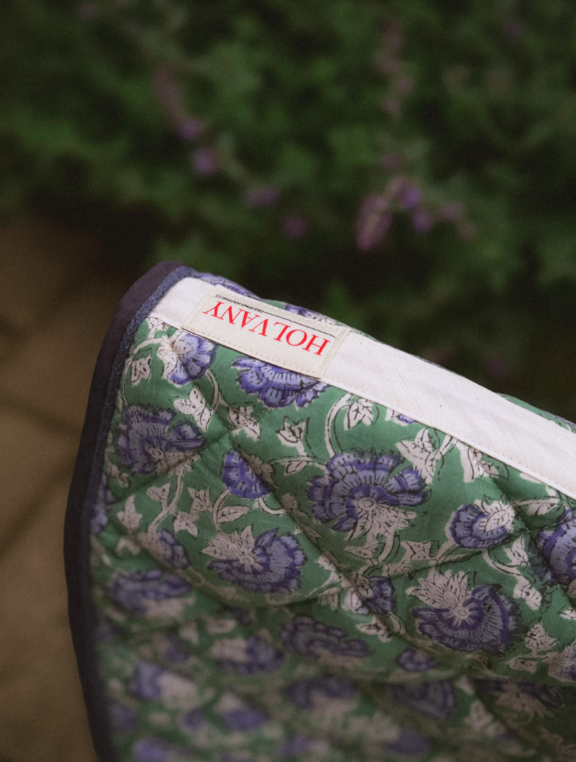 Navy and Green Saddle Pad 19