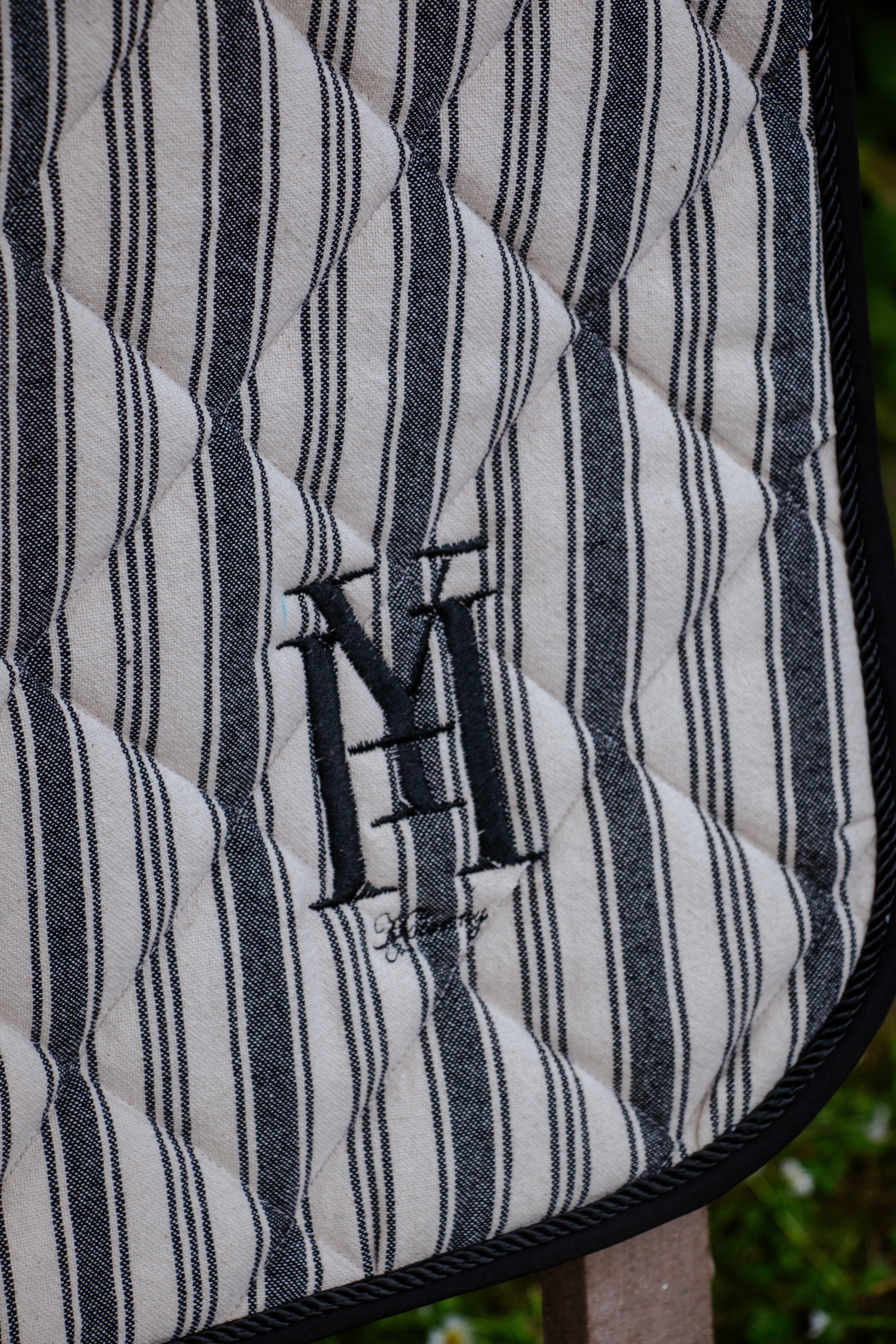 Tapis rayé mixte