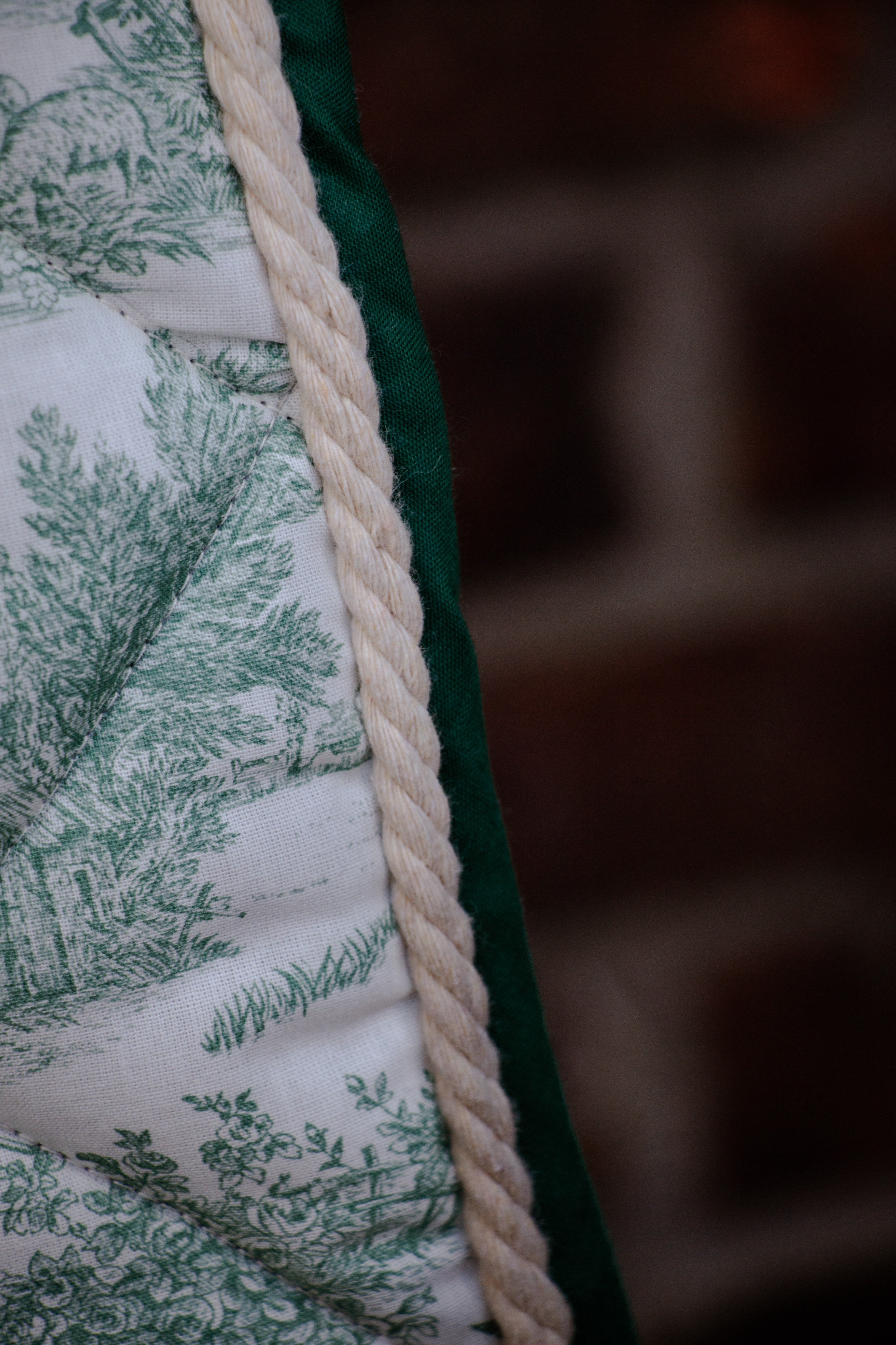 Tapis jouy vert dressage