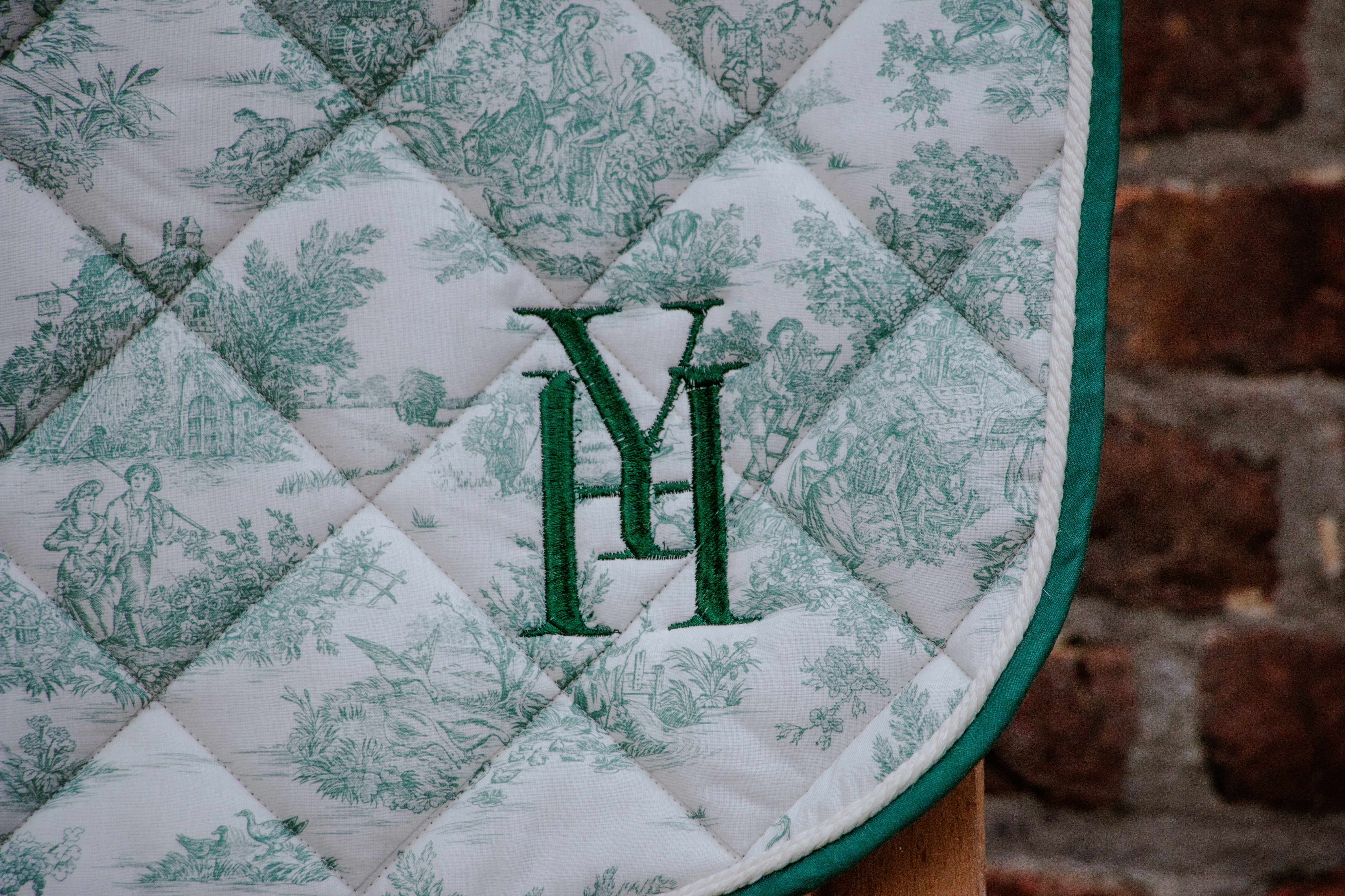 Tapis jouy vert jumping