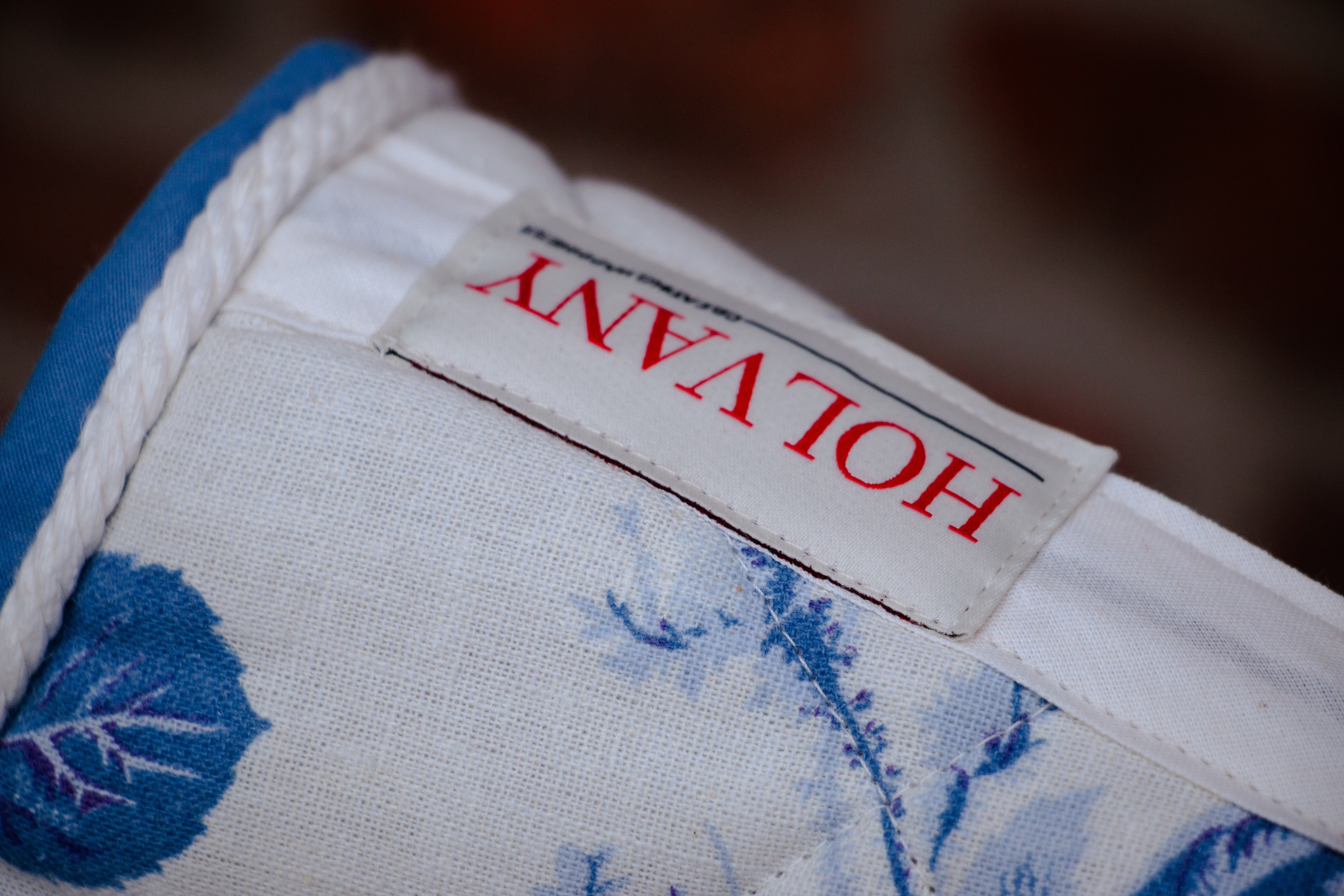 Tapis fleurs bleue jumping