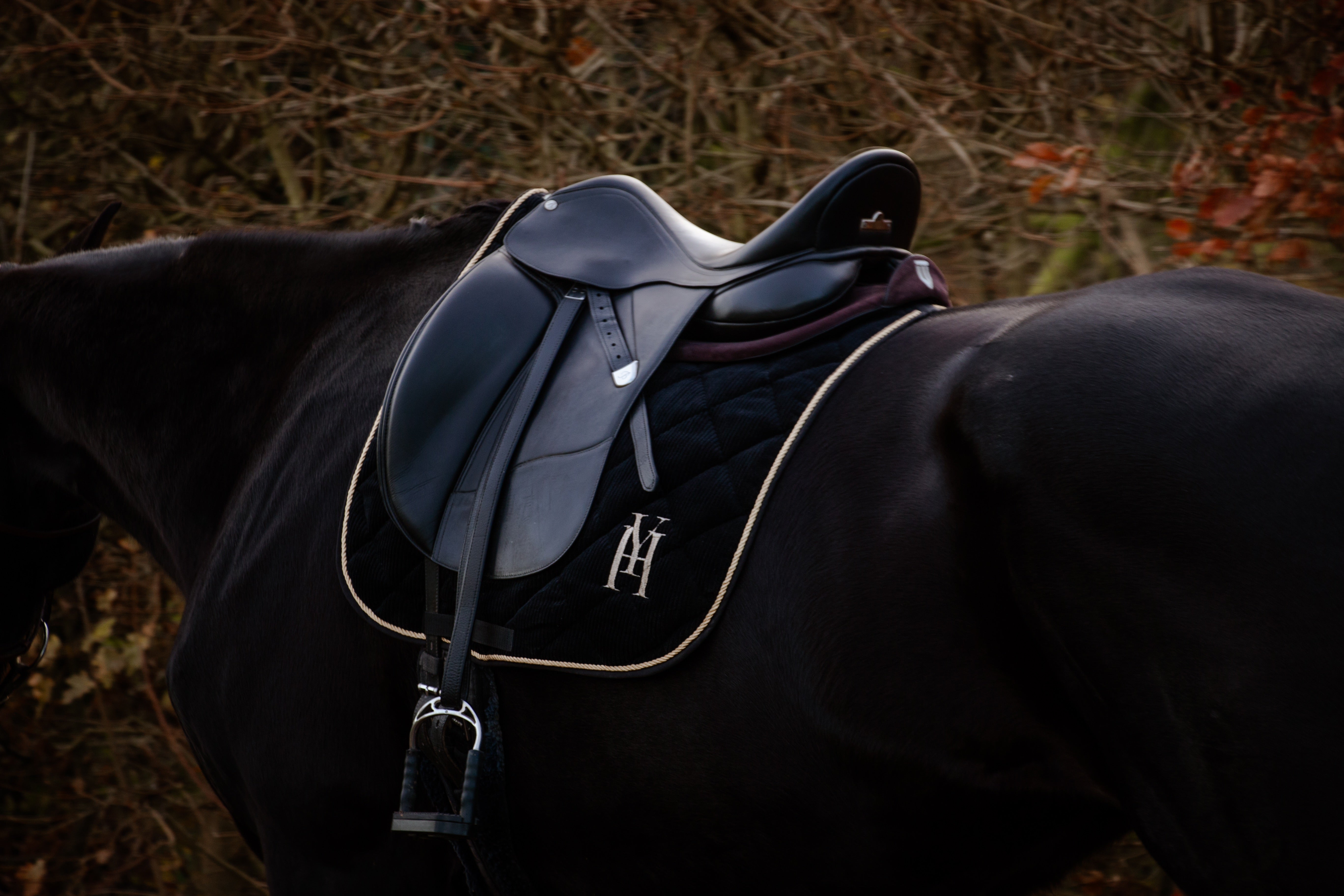 Tapis de selle Black Edition