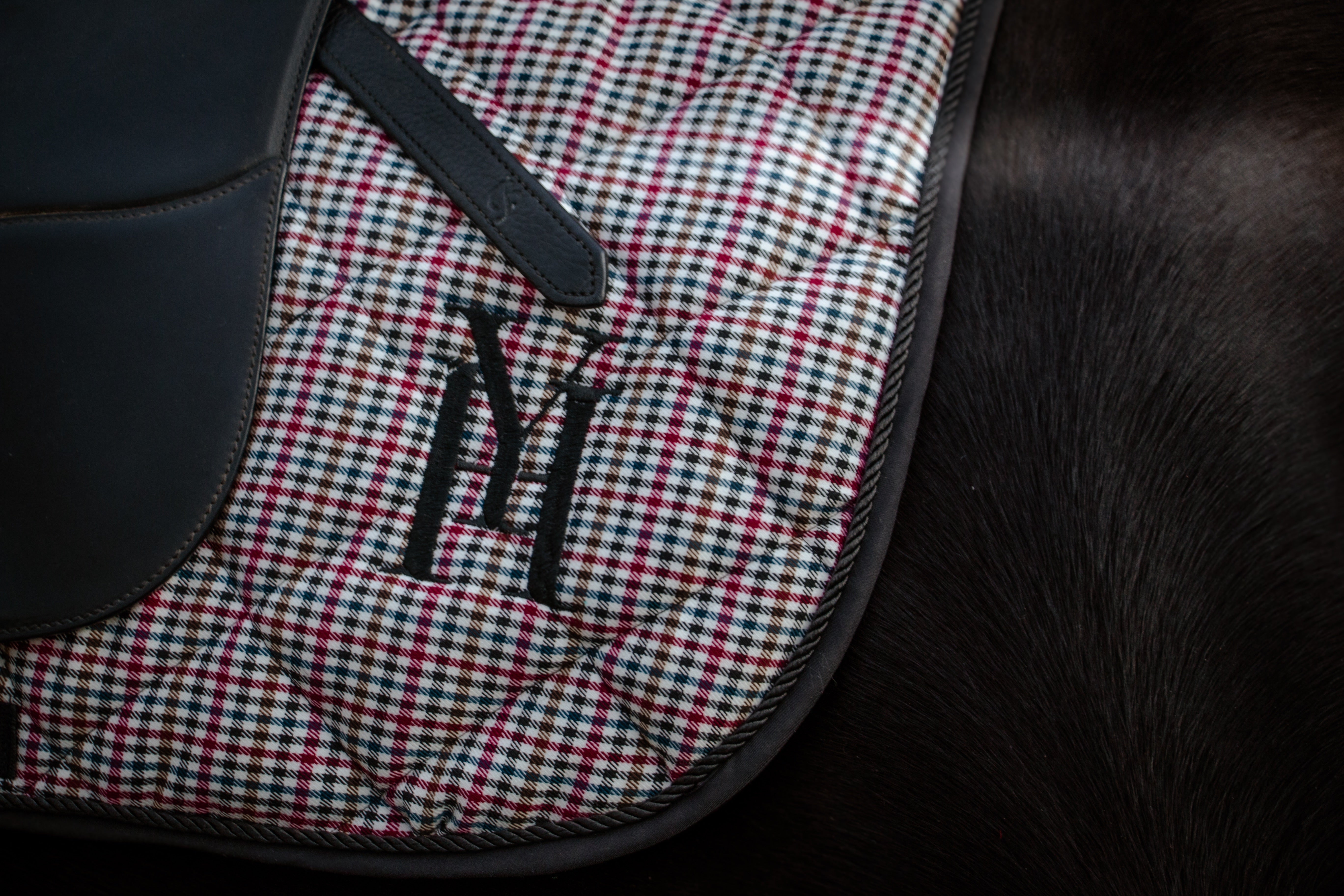 Houndstooth Saddle Pad