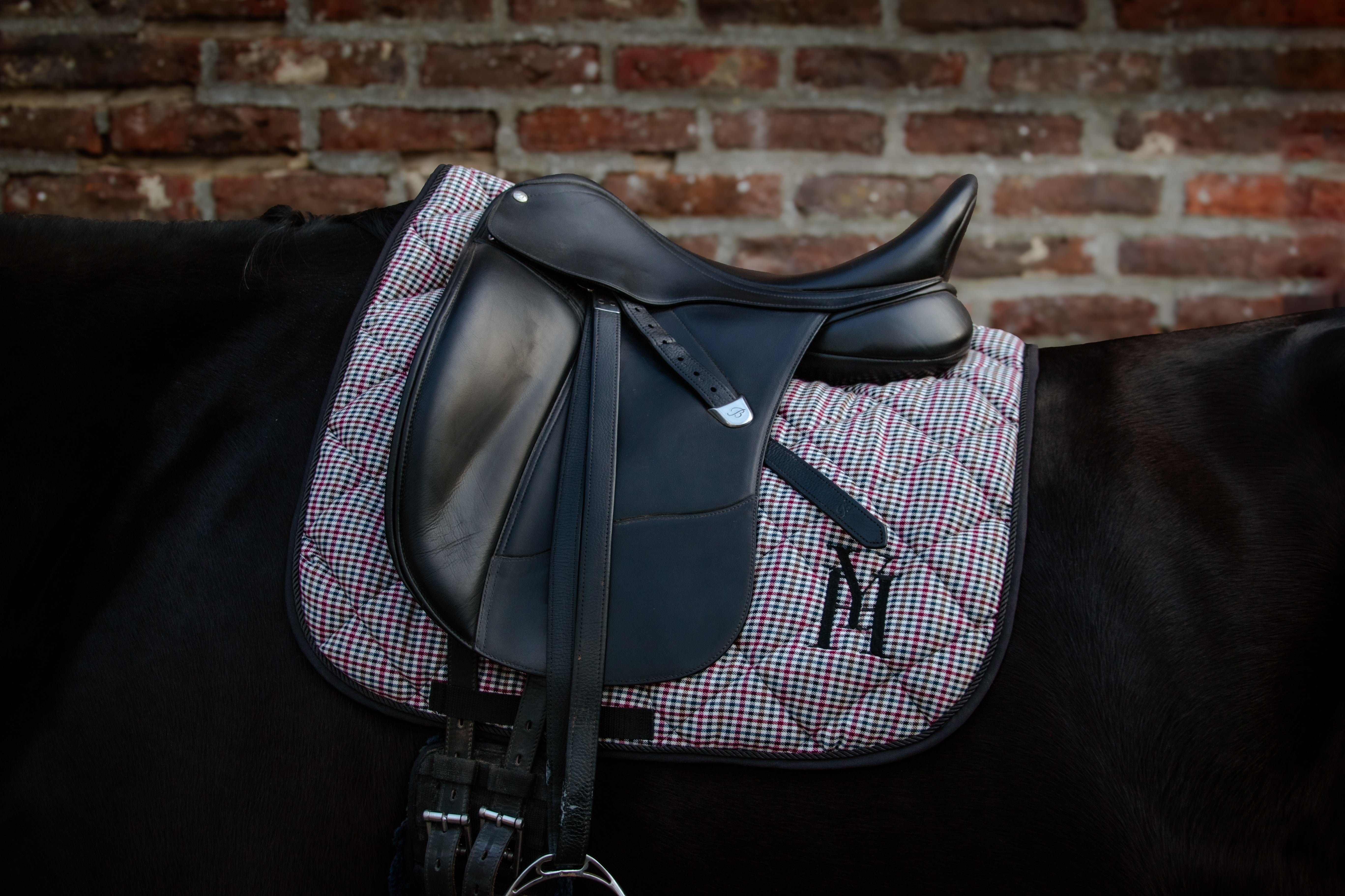 Houndstooth Saddle Pad
