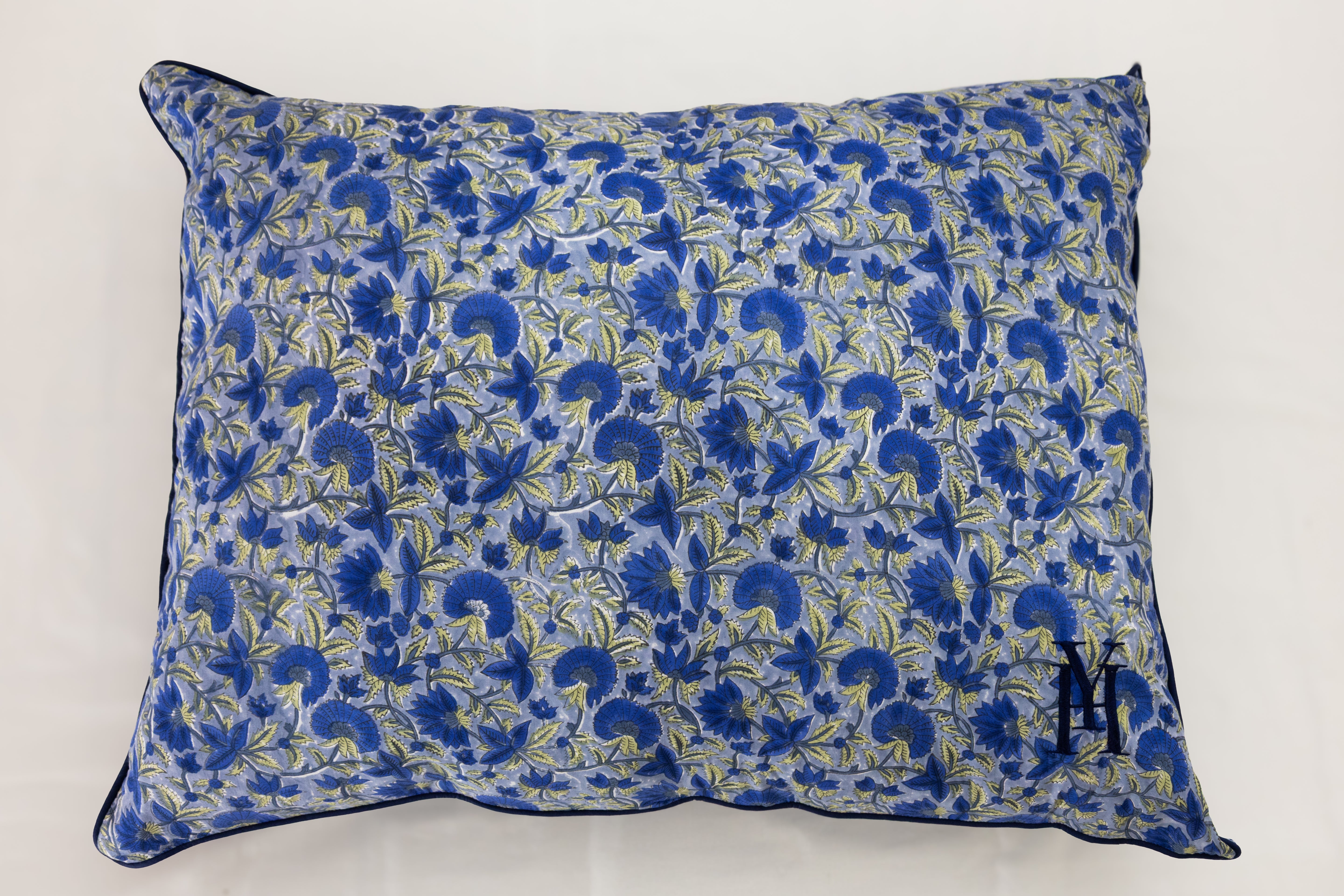 Tapis Fleurs bleues
