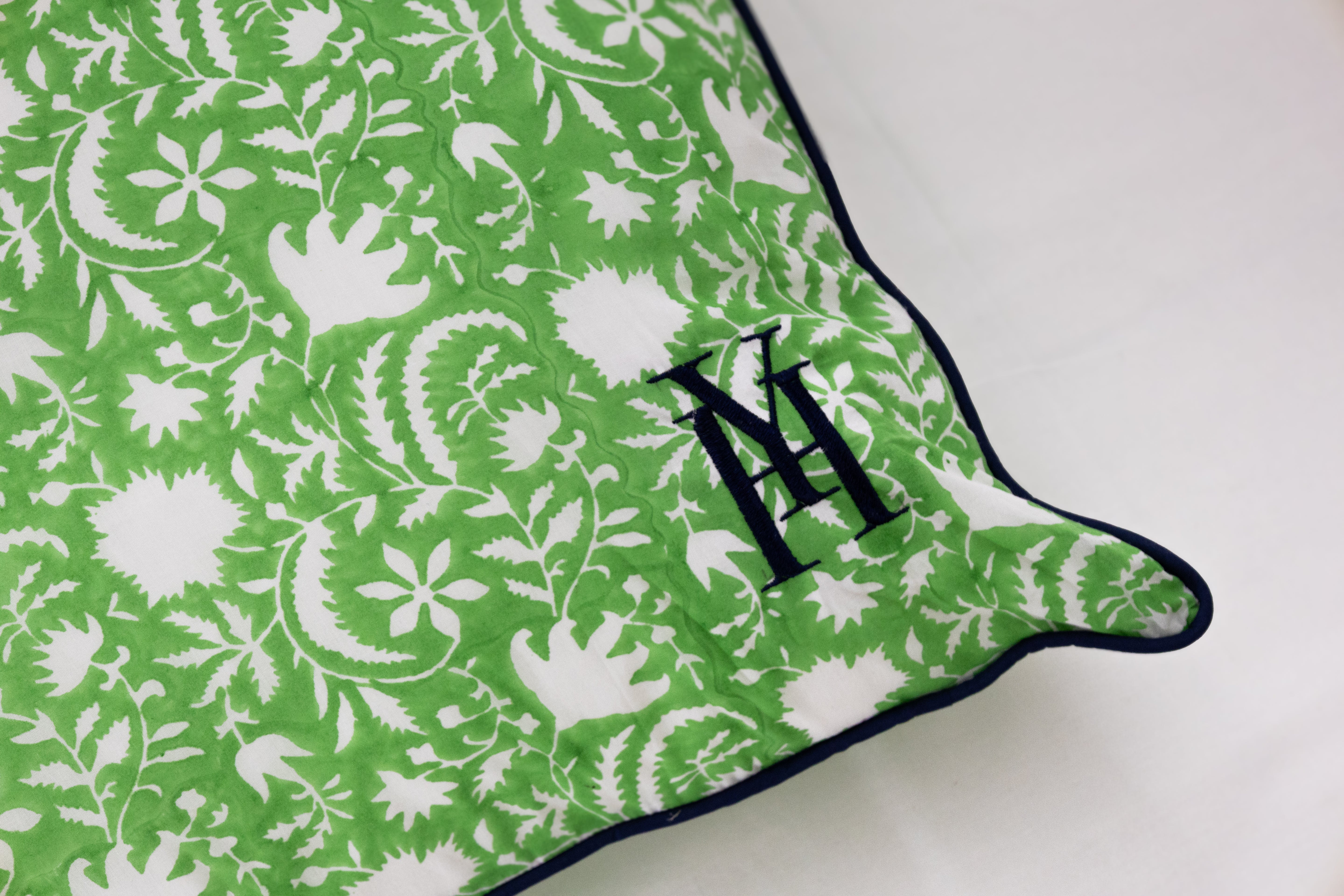 Coussin vert 12