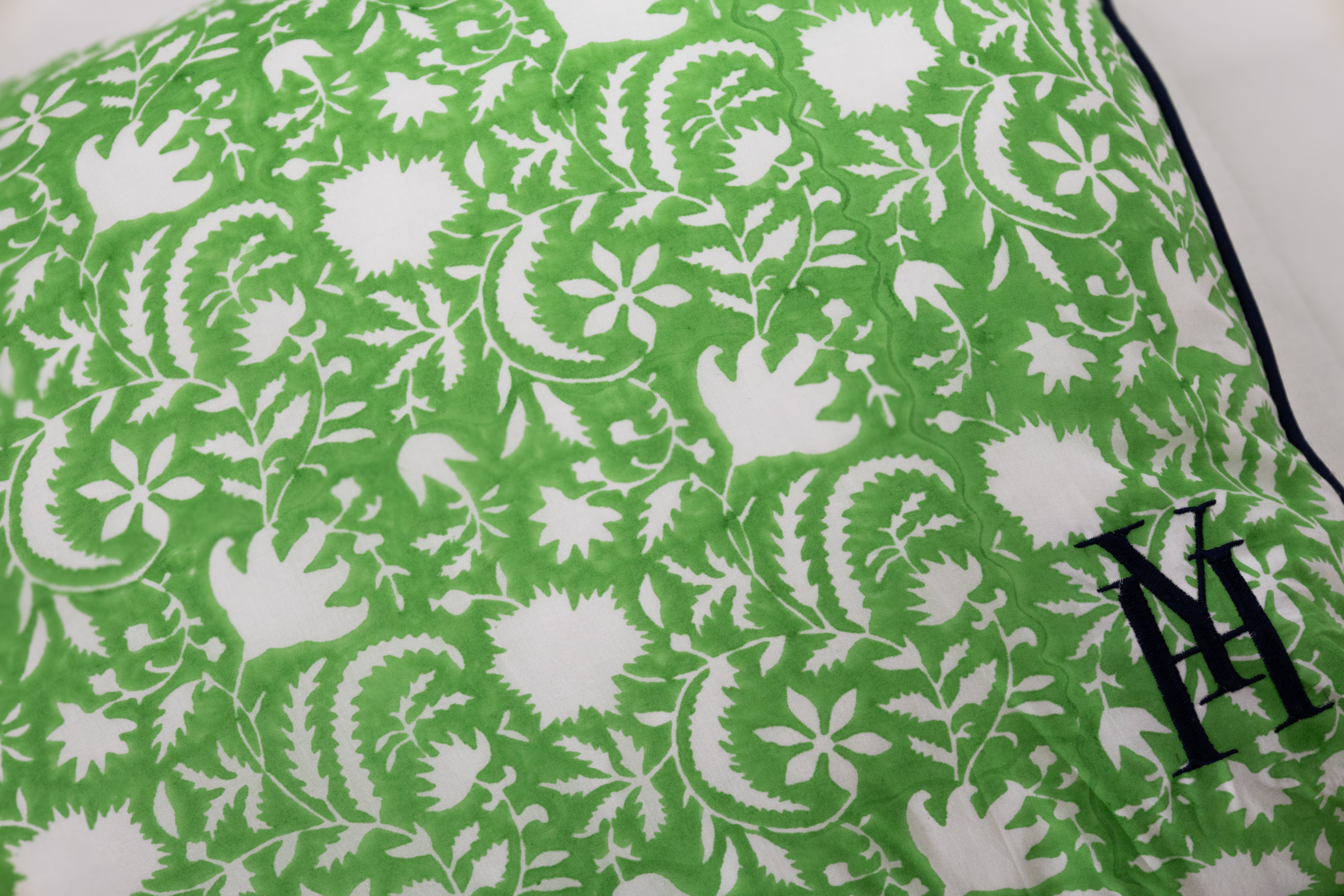 Coussin vert 12